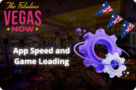 VegasNow App Speed and Game Loading